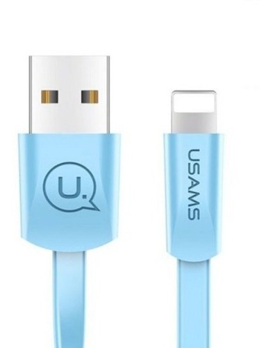 CABLE USAMS USB A LIGHTNING U2 CELESTE