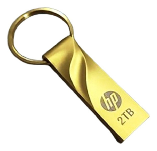 Pendrive Hp Mini 2tb Usb 3.0 Dourado