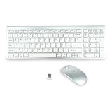 Teclado Wireless Ratón Inalámbricos Español Computadora Kit