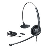 Auriculares Con Cable Yealink Yhs33 Microfono Mono Rj9