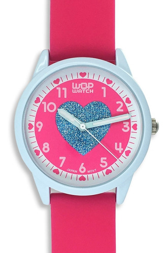 Reloj Niña Wop Watch Regalo Infantil Corazon Glitters W9087