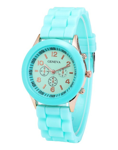 Reloj Pulsera Análogo Para Mujer Colores Pastel Geneva