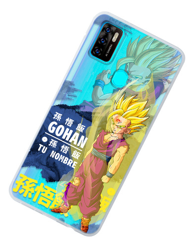 Funda Para Zte Dragon Ball Z Gohan Ssj2 Con Tu Personalizado