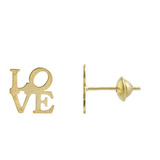 Brinco Love Ouro 18k