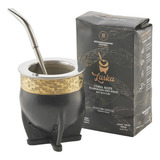 Mate Imperial Acero Inox No Curado + Bombilla Y Yerba Laska