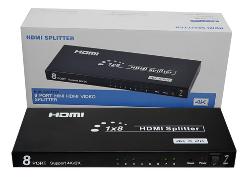 Splitter Hdmi 4k 1x8 4kx2k 