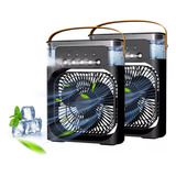 Enfriador/humidifcador Aire Portátil Air Cooler Fan Con Led