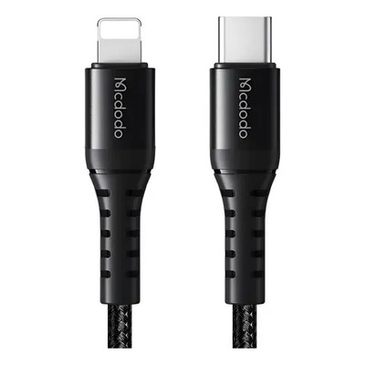Cable Cargador Para iPhone Tipo C Carga Rápida 36w Largo 1m Negro | Meses sin interés
