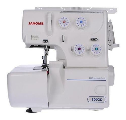 Máquina De Coser Overlock Janome 8002d Portable Blanca 220v