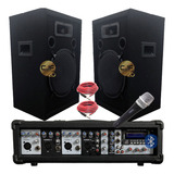 Combo 2 Bafles 12 + Consola Soundxtreme 4100 Bluetooth A Cjf