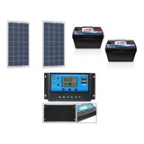 Kit - 2 Paneles Solares 150w, C20a, 2 Baterías Lth 12v115ah