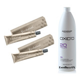 Kit 2 Tinturas Evolution Alfaparf + Ox De 1 Litro