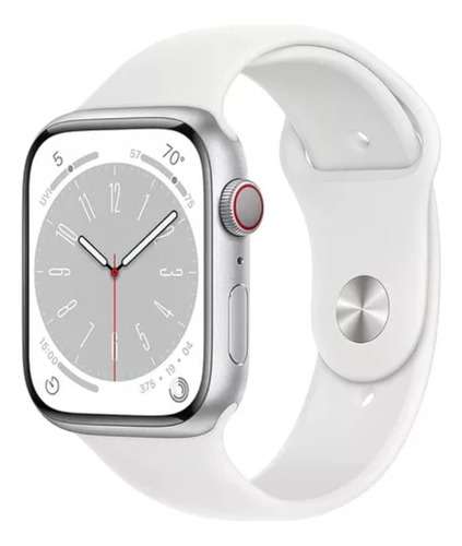 Apple Watch S8 41mm Gps Celular Branco Bateria Boa Zerado 