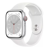 Apple Watch S8 41mm Gps Celular Branco Bateria Boa Zerado 