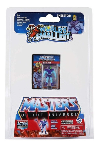 Mini Figura Masters Of The Universe Skeletor Worlds Smallest