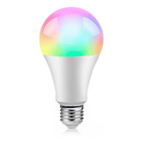 Lâmpada Led Rgb Smart Color E27 Bivolt Wifi App Google Alexa