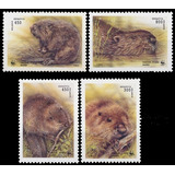 Fauna - Wwf - Castores - Bielorrusia - Serie Mint