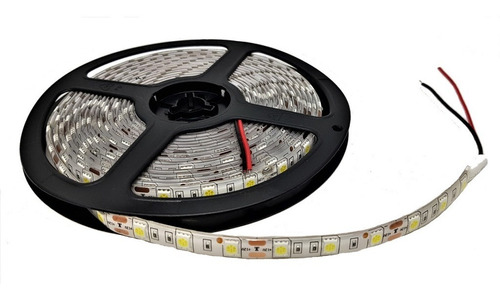 Tira De Led 5050 Luz Fría X5mts Exterior 12v 14,4w