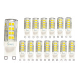 Pack 14 Ampolletas Led G9 5 Watts Luz Cálida/fría - Sumatel 