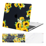 Funda Mosiso Macbook Air 13 A2337 M1 A2179 A1932 Girasoles