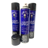 Kit 3 Laque Dom Pelo 400ml Fixador Mega Fixação Barbearia