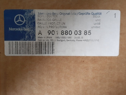 Parrilla Mercedes Benz Sprinter Original  Foto 3
