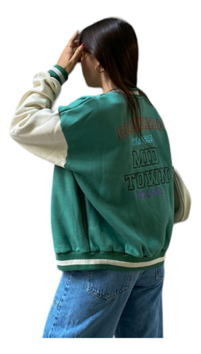 Campera Universitaria- Campera Bomber Botones