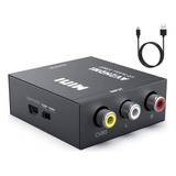 Upgrow Convertidor Rca A Hdmi 1080p Mini Cvbs A Hdmi Convert