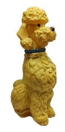 Perrito  Plástico Poodle Marca Elazabeth Alto 35cm Los 60's