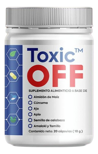 Toxic Off Ayudará A Eliminar Los Parásitos 20 Caps Sfn 