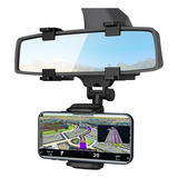 Suporte Veicular P/ Celular 360º - Retrovisor Anti Queda