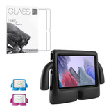 Funda + Vidrio Tablet Samsung Tab A8 2021 Infantil Manijas