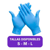 Guantes Nitrilo Tallas S M L Xl - 100% Nitrilo 100 Unidades