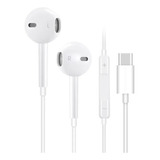 Auricular Con Microfono Tipo C Para iPhone 15 15 Pro Pro Max