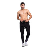 Calça Tactel Jogger Premium Fitness Academia 2 Bolsos Corta