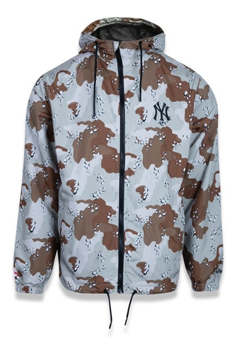 Jaqueta Corta Vento New Era Yankees Desert Camo Mbi20jaq009