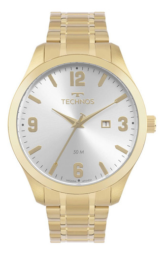 Relógio Technos Masculino Steel Dourado - 2115nby/1k