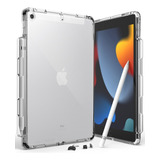 Funda Ringke Fusion+ Compatible iPad 10.2 2021 9ª 8ª 7ª Gen Color Transparente Con Bumper (negro Y Blanco)