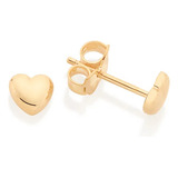 Aros Aritos Corazon Joya De Oro 18k Laminado Mujer Rommanel