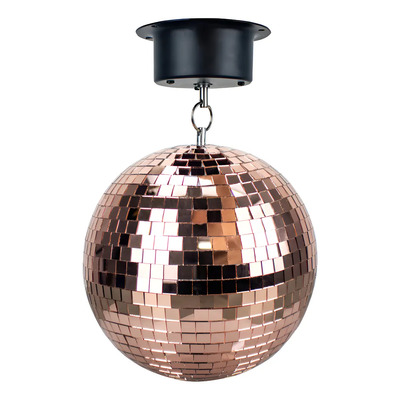 Schalter Bola Disco Motorizada Rose Gold 20cm Diámetro Msi Rosa Claro | Meses sin interés