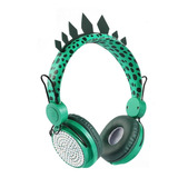 Auricular De Dinosaurio Inalambrico Headphones Para Niños Bt