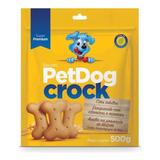 Petisco Cães Biscoito Petdog Crock 500g Caixa Com 16 Atacado