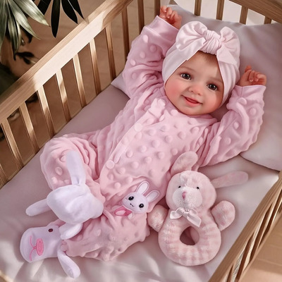 Bebe Reborn De Vinilo 43 Cm Realista Muñeca Con Accesorios | Envío gratis