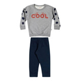 Conjunto Roupa Infantil Elian Inverno Feminino Moletom 1 2 3