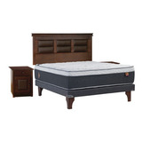 Cama Europea Everest + Set Villarreal 2 Plazas X 2 Mt. Celta