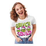 Playera Squad Grinc Blusa Mujer Regalo Navidad 23m