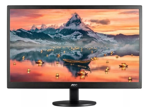 Monitor Aoc 19 Vga Widescreen Hd Preto 100v/240