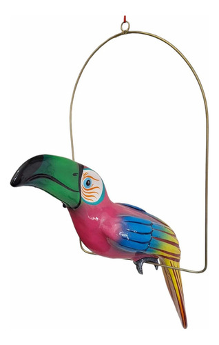 Tucan Hermoso Para Decoración De Hogar/ Jardín 60 Cm 