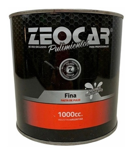 Pasta Para Pulir Autos Zeocar 1 Kg