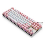 Teclado Com Fio K87 Keys 87 Metal Mechanical Keycap Panel